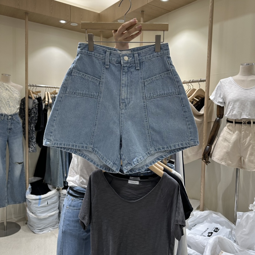VINTAGE VIBE韓國直郵實拍女士新品熱賣休閑短褲不含腰帶VINTAGE VIBE短褲圖色2