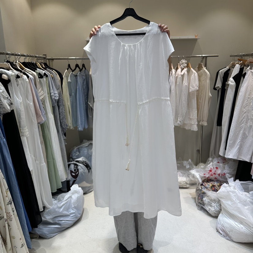 HER/PLAYLIST韓國東大門直郵女裝新品休閑熱賣連衣裙抽繩HER/PLAYLIST連衣裙圖色1