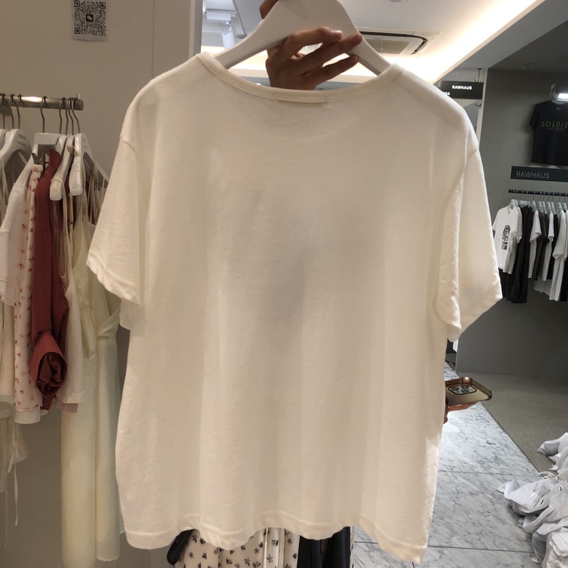 VENIR-a韓國東大門直郵女士新品26春夏時尚熱賣人氣T恤染色VENIR-aT恤