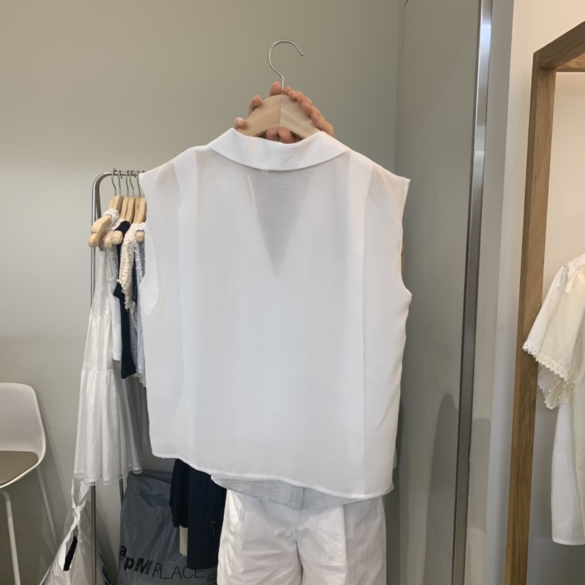 OUTRENE東大門實拍韓國女裝新品時尚熱賣職業26夏季襯衫蕾絲衫OUTRENE襯衫/蕾絲衫