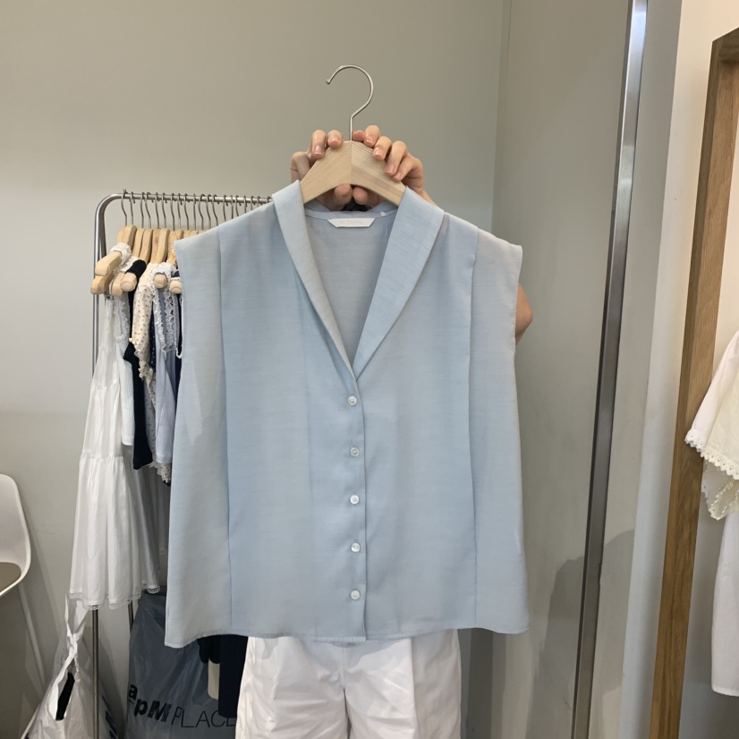 OUTRENE東大門實拍韓國女裝新品時尚熱賣職業26夏季襯衫蕾絲衫OUTRENE襯衫/蕾絲衫圖色2
