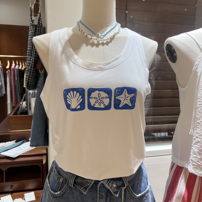 HEBON韓國東大門代購女裝新款職業休閑熱賣26夏季吊帶背心珍珠HEBON吊帶/背心圖色2