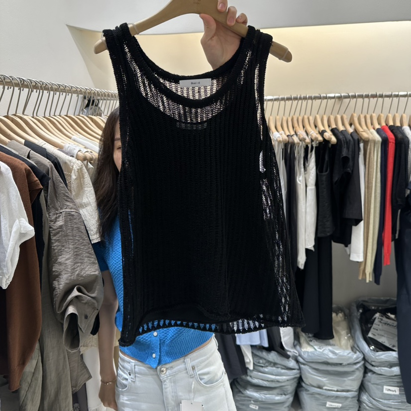 BLUEI-D/N SHARP韓國直郵實拍女裝新品推薦吊帶背心不含內搭Blue i-d/N SHARP吊帶/背心圖色3