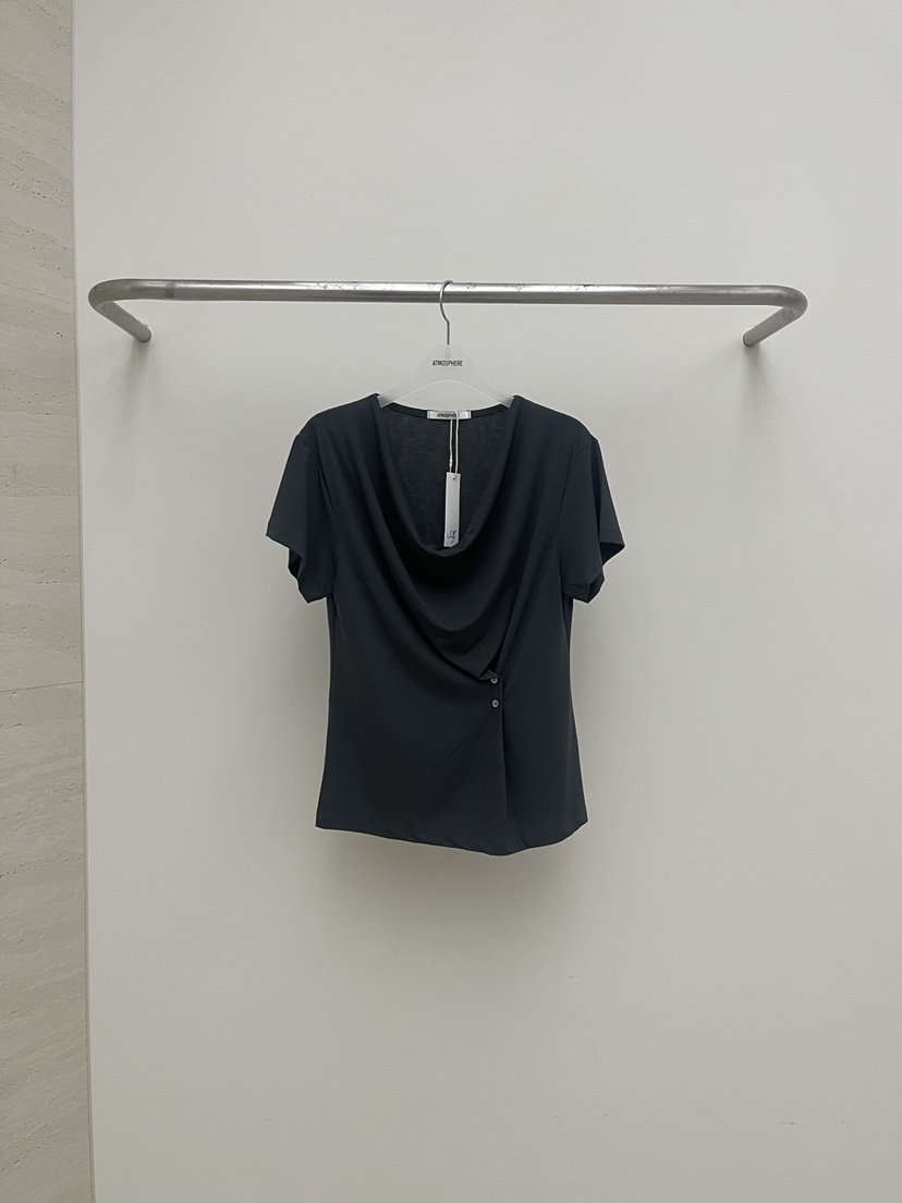 ATMOSPHERE韓國代購女士新品26春夏熱賣職業26夏季推薦T恤ATMOSPHERE/BLINGT恤圖色3