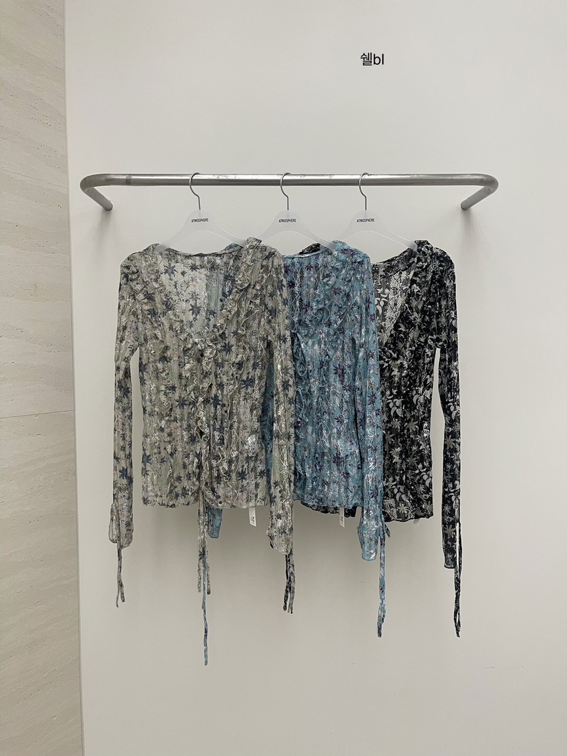ATMOSPHERE韓國直郵女士新品26春夏推薦熱賣休閑襯衫蕾絲衫ATMOSPHERE/BLING襯衫/蕾絲衫