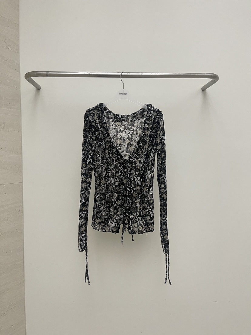 ATMOSPHERE韓國直郵女士新品26春夏推薦熱賣休閑襯衫蕾絲衫ATMOSPHERE/BLING襯衫/蕾絲衫圖色3