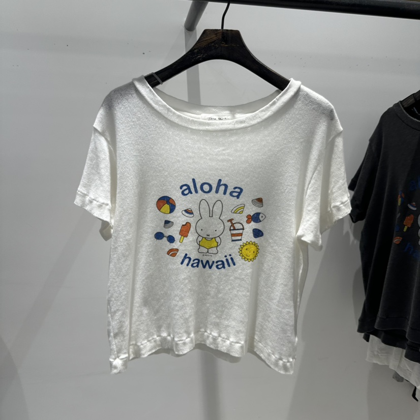 JANE BIRKIN韓國東大門直郵女士新款休閑熱賣時尚26夏季T恤JANE BIRKIN設計師品牌T恤圖色1