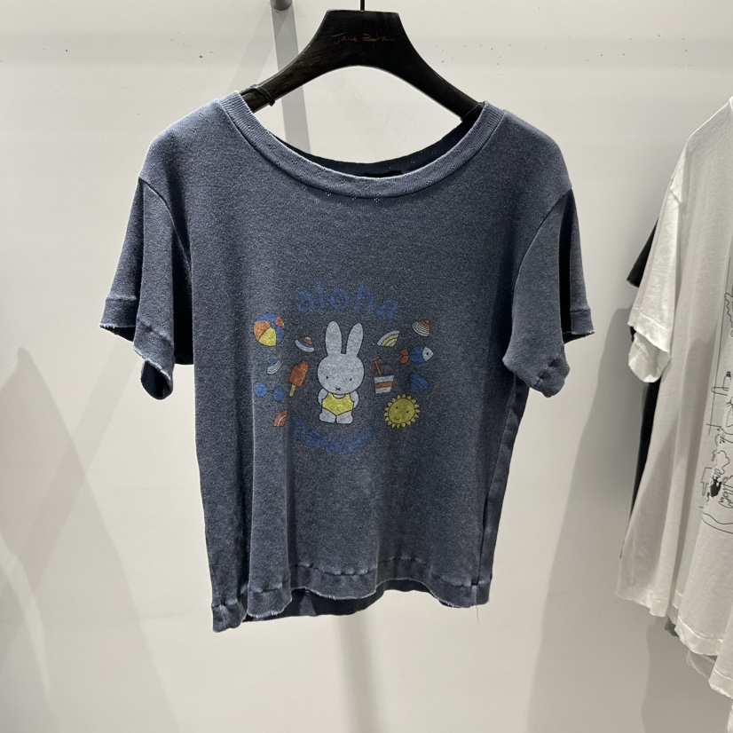JANE BIRKIN韓國東大門直郵女士新款休閑熱賣時尚26夏季T恤JANE BIRKIN設計師品牌T恤圖色3