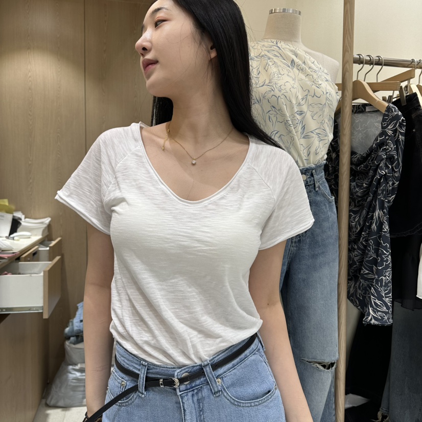 VINTAGE VIBE韓國東大門直郵女士新品職業26夏季人氣T恤VINTAGE VIBET恤圖色1