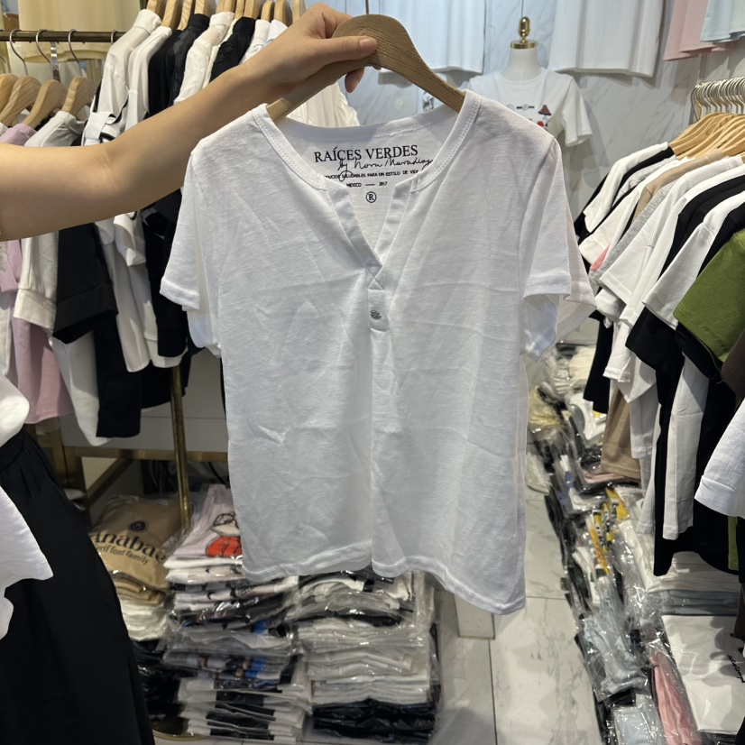 COCO HOLIC韓國直郵女裝新品職業人氣熱賣時尚推薦26夏季T恤COCO HOLICT恤圖色1