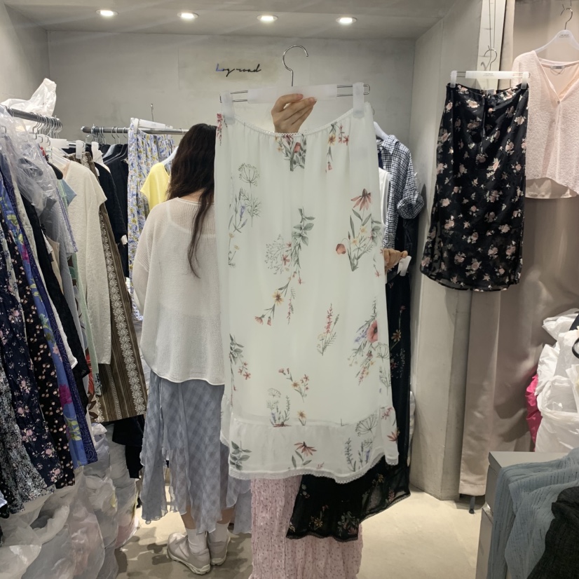 LOGROAD韓國直郵女士新款休閑時尚人氣職業半身裙中短裙SLOG ROAD半身裙/中短裙