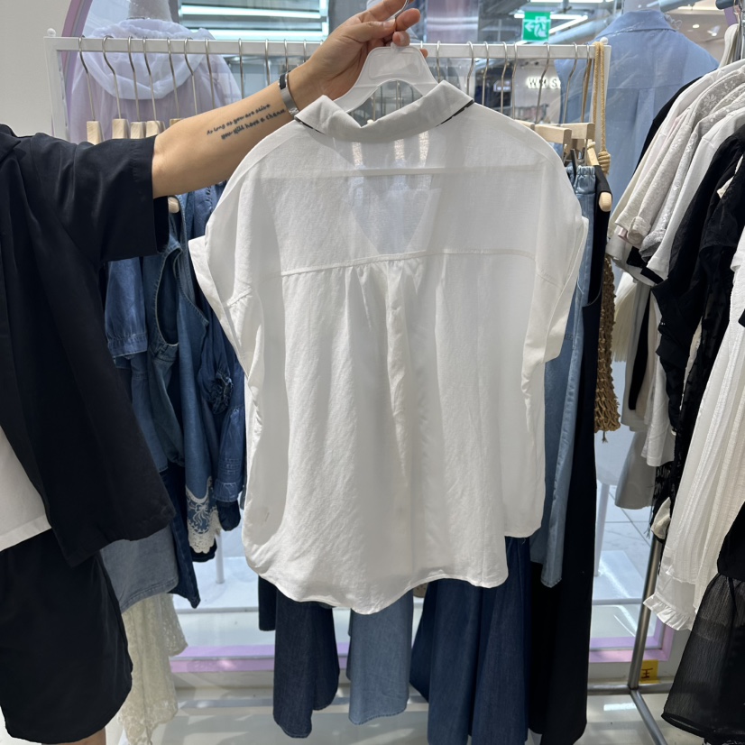 JH.STUDIO-Q韓國直郵實拍女裝新品職業襯衫蕾絲衫含領帶圍巾JH.STUDIO-Q襯衫/蕾絲衫