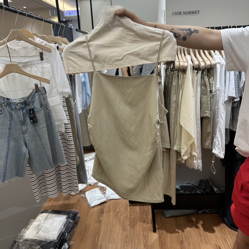 JADEMARKET韓國直郵實拍女士新款時尚人氣休閑職業吊帶背心JADE SEOUL_MARKET吊帶/背心圖色1