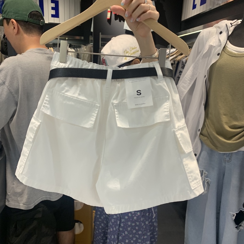 EL BOSQUE韓國東大門代購女裝新款熱賣短褲不含腰帶口袋EL BOSQUE短褲