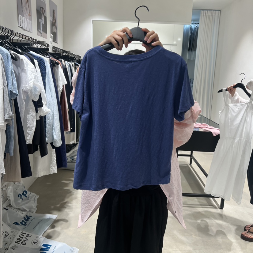 BROT韓國直郵女士新品職業人氣時尚26夏季熱賣26春夏休閑T恤BROTT恤