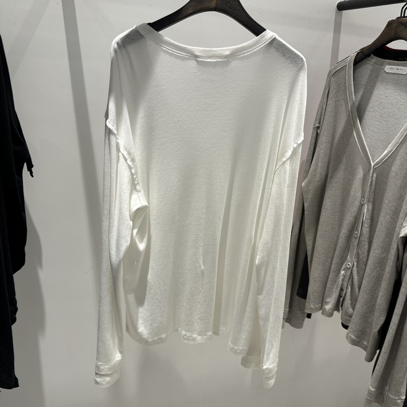 JANE BIRKIN韓國直郵實拍女士新品人氣26春夏長袖T恤開衫LJANE BIRKIN設計師品牌長袖T恤
