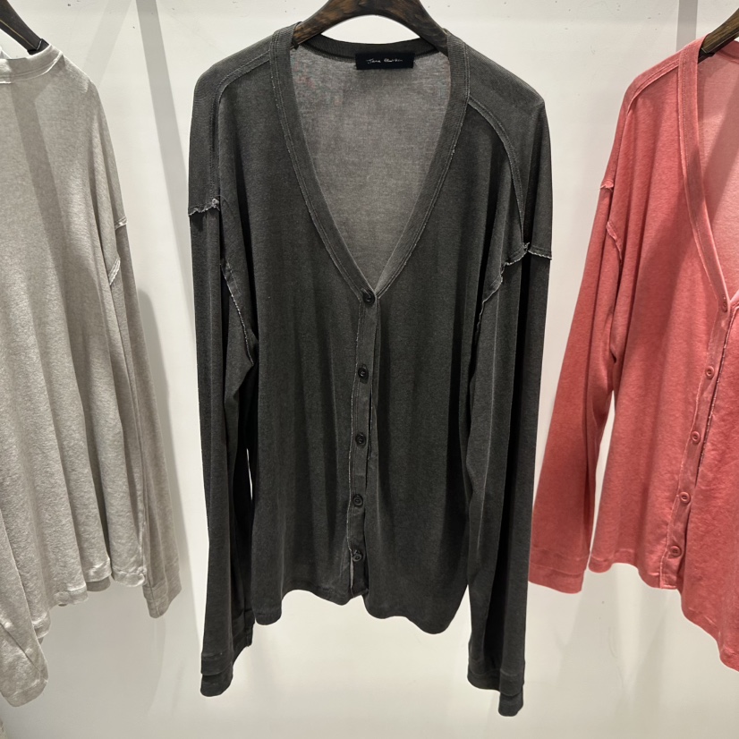 JANE BIRKIN韓國直郵實拍女士新品人氣26春夏長袖T恤開衫LJANE BIRKIN設計師品牌長袖T恤圖色3