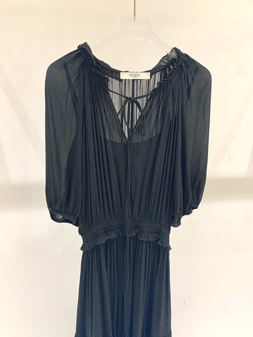 FABRIC東大門實拍韓國女裝新品26夏季人氣職業時尚連衣裙FABRIC連衣裙