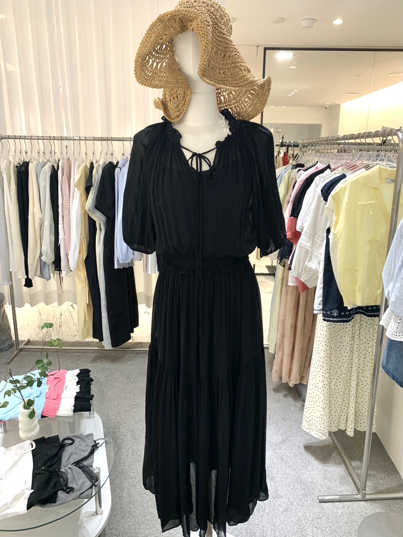 FABRIC東大門實拍韓國女裝新品26夏季人氣職業時尚連衣裙FABRIC連衣裙