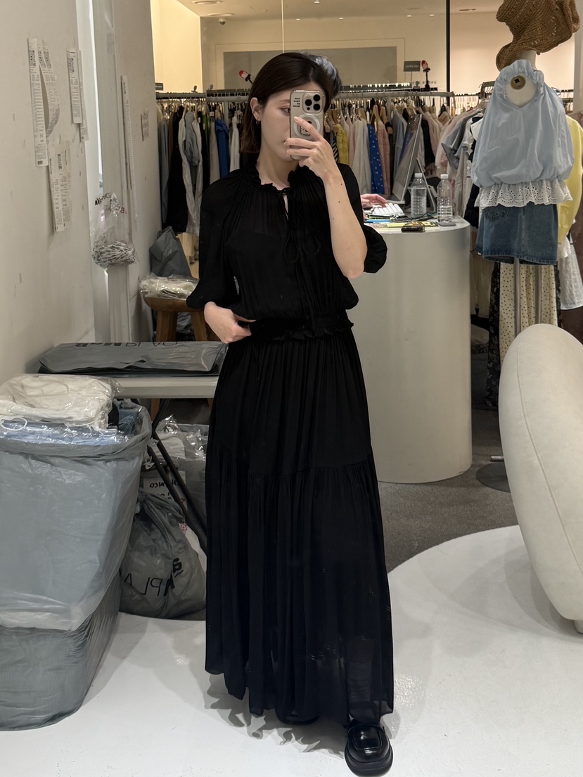 FABRIC東大門實拍韓國女裝新品26夏季人氣職業時尚連衣裙FABRIC連衣裙