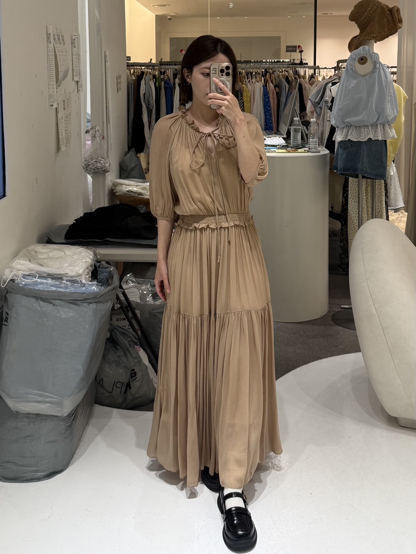 FABRIC東大門實拍韓國女裝新品26夏季人氣職業時尚連衣裙FABRIC連衣裙