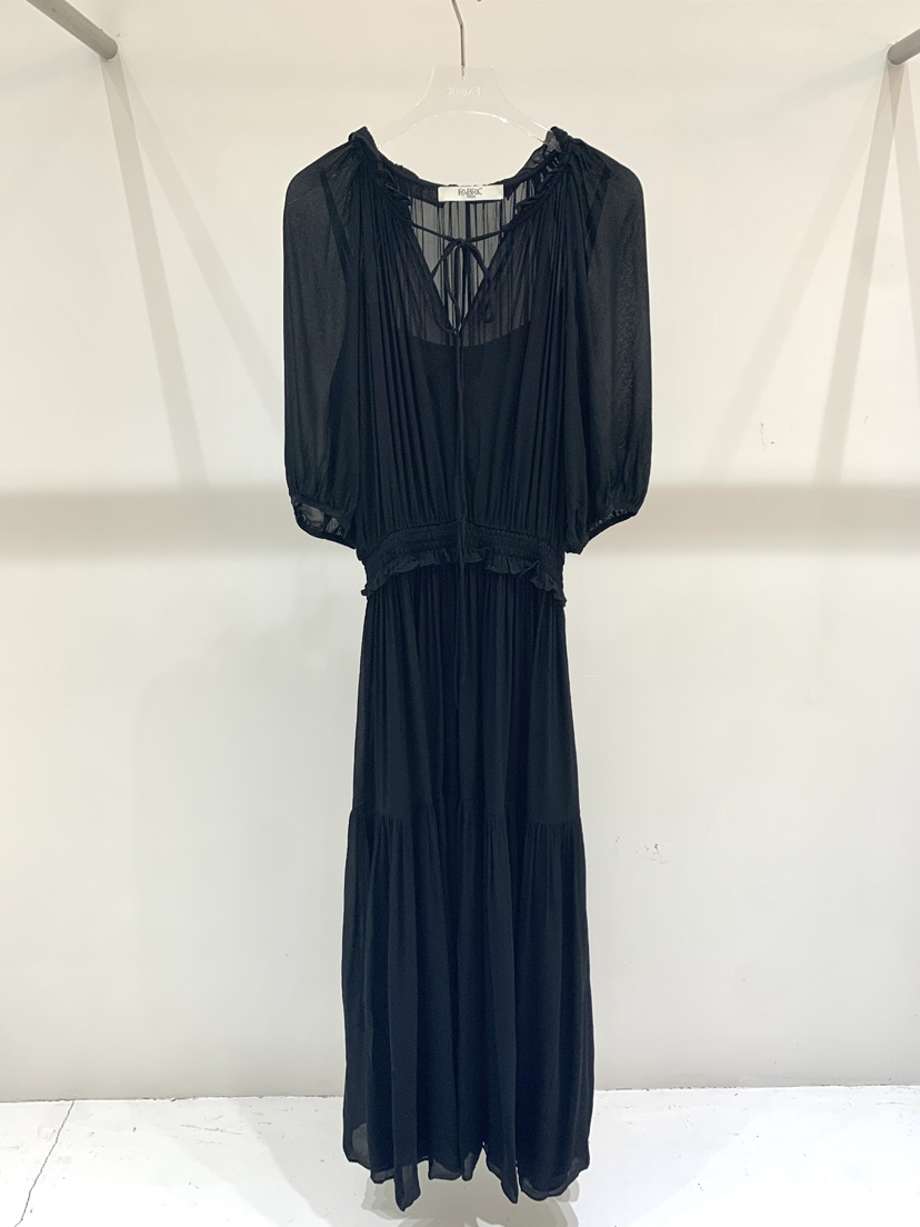 FABRIC東大門實拍韓國女裝新品26夏季人氣職業時尚連衣裙FABRIC連衣裙圖色2
