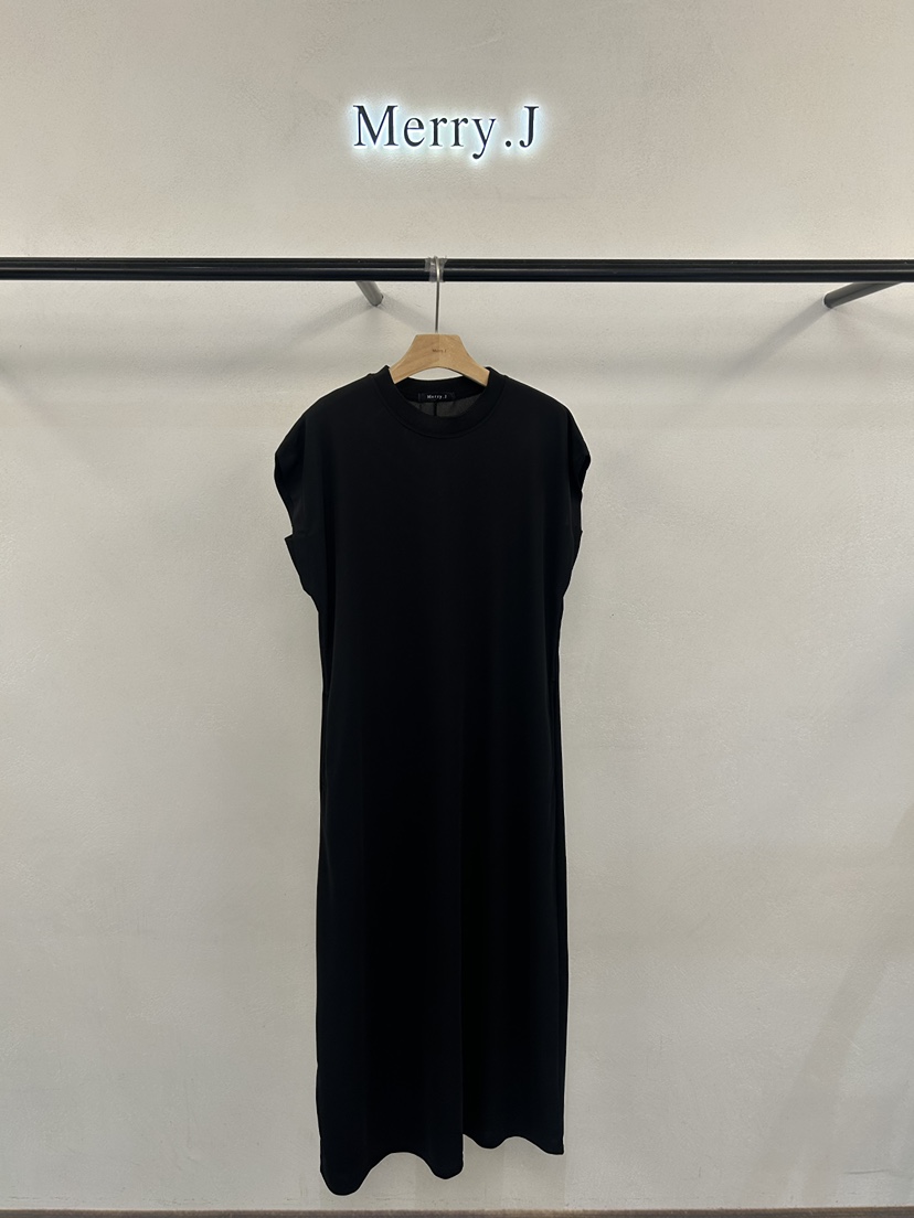 MERRY-J韓國直郵實拍女裝新品26夏季26春夏人氣連衣裙羅紋MERRY-J連衣裙圖色2