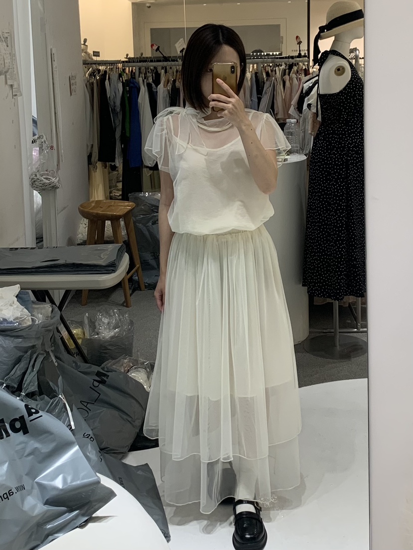 FABRIC韓國直郵實拍女裝新款26春夏人氣時尚休閑套裝圍巾FABRIC套裝