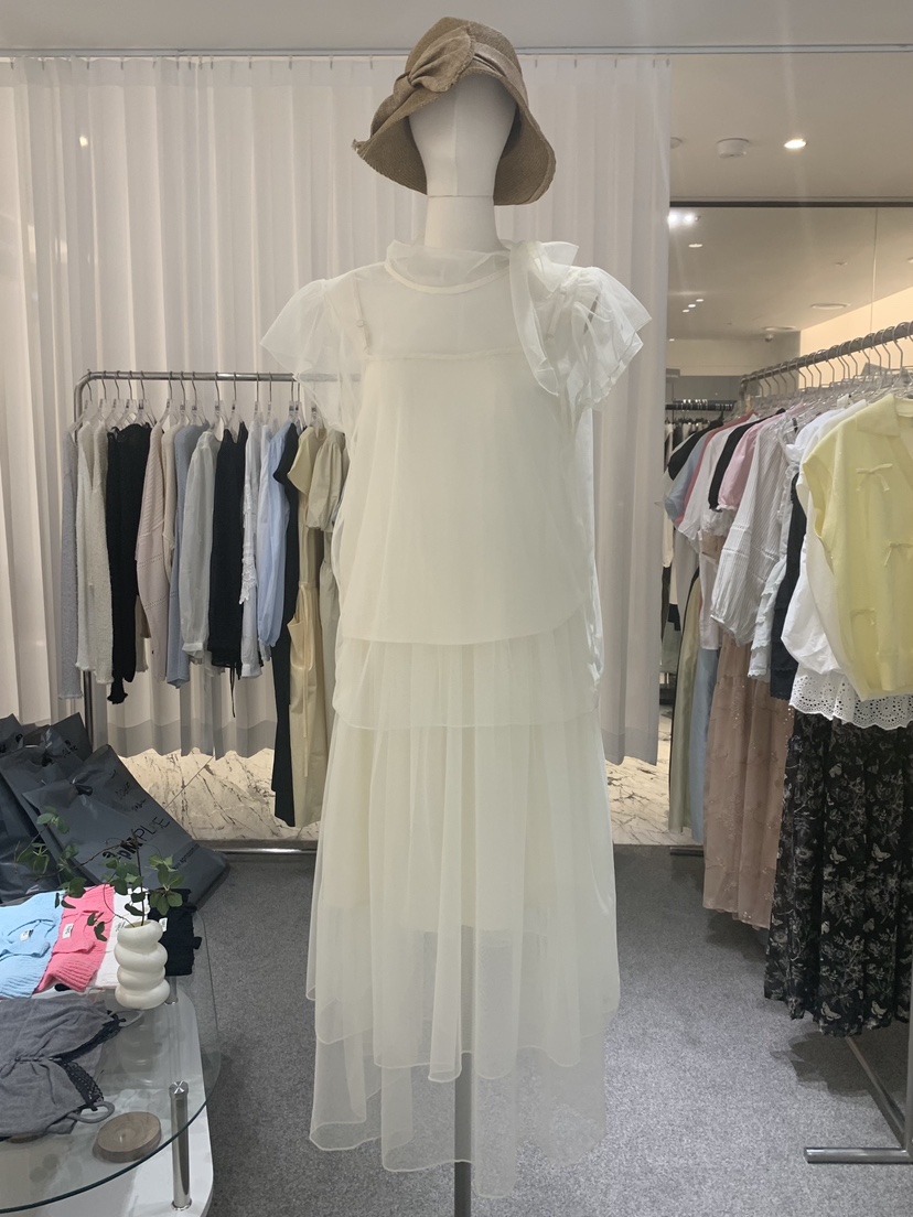 FABRIC韓國直郵實拍女裝新款26春夏人氣時尚休閑套裝圍巾FABRIC套裝圖色2