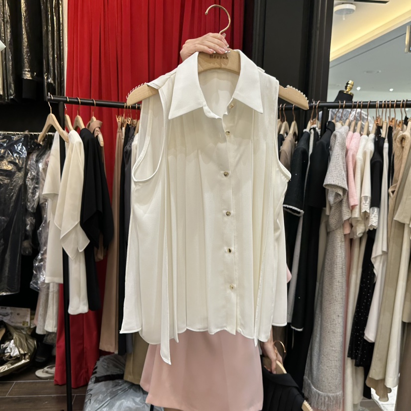 HERISH-HAUTE韓國東大門直郵女士新款26夏季襯衫蕾絲衫LHerish-Haute-A襯衫/蕾絲衫圖色2