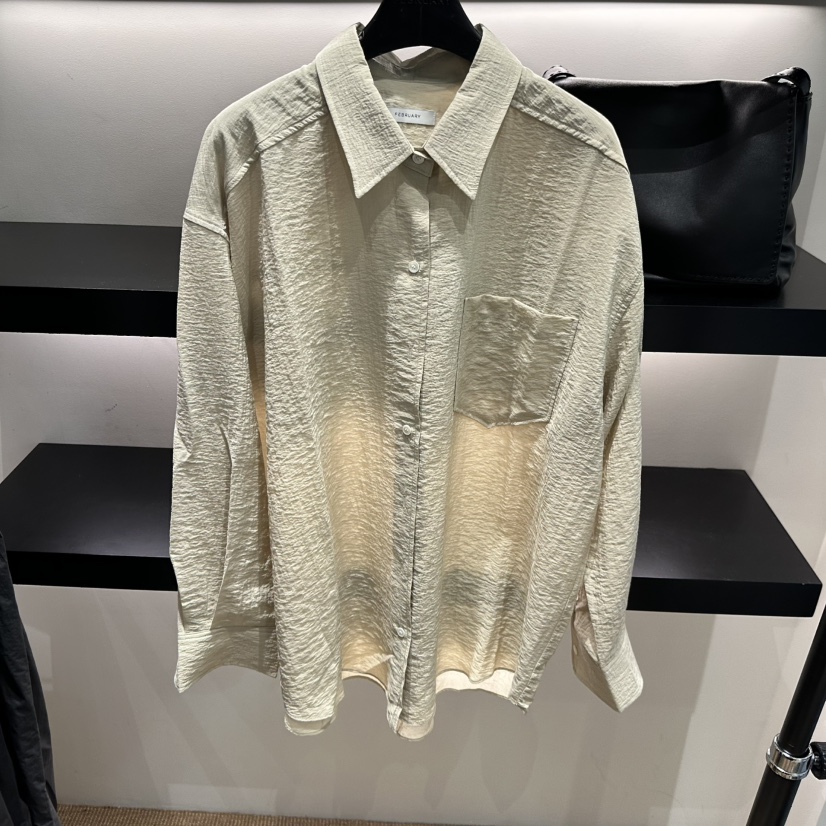 FEBRUARY 11韓國東大門代購女士新品推薦襯衫蕾絲衫口袋褶皺SFEBRUARY 11襯衫/蕾絲衫圖色1