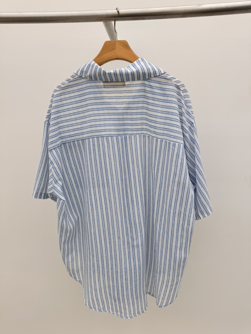 THORE韓國東大門直郵女裝新品26夏季推薦休閑襯衫蕾絲衫亞麻THORE襯衫/蕾絲衫