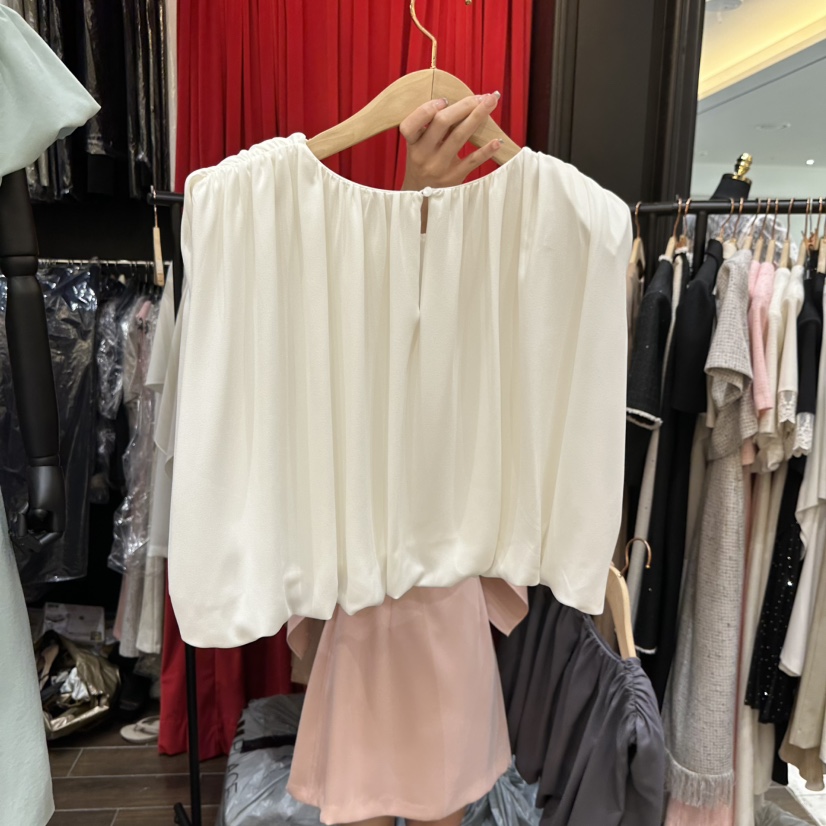 HERISH-HAUTE韓國直郵女裝新品時尚人氣26春夏襯衫蕾絲衫LHerish-Haute-A襯衫/蕾絲衫