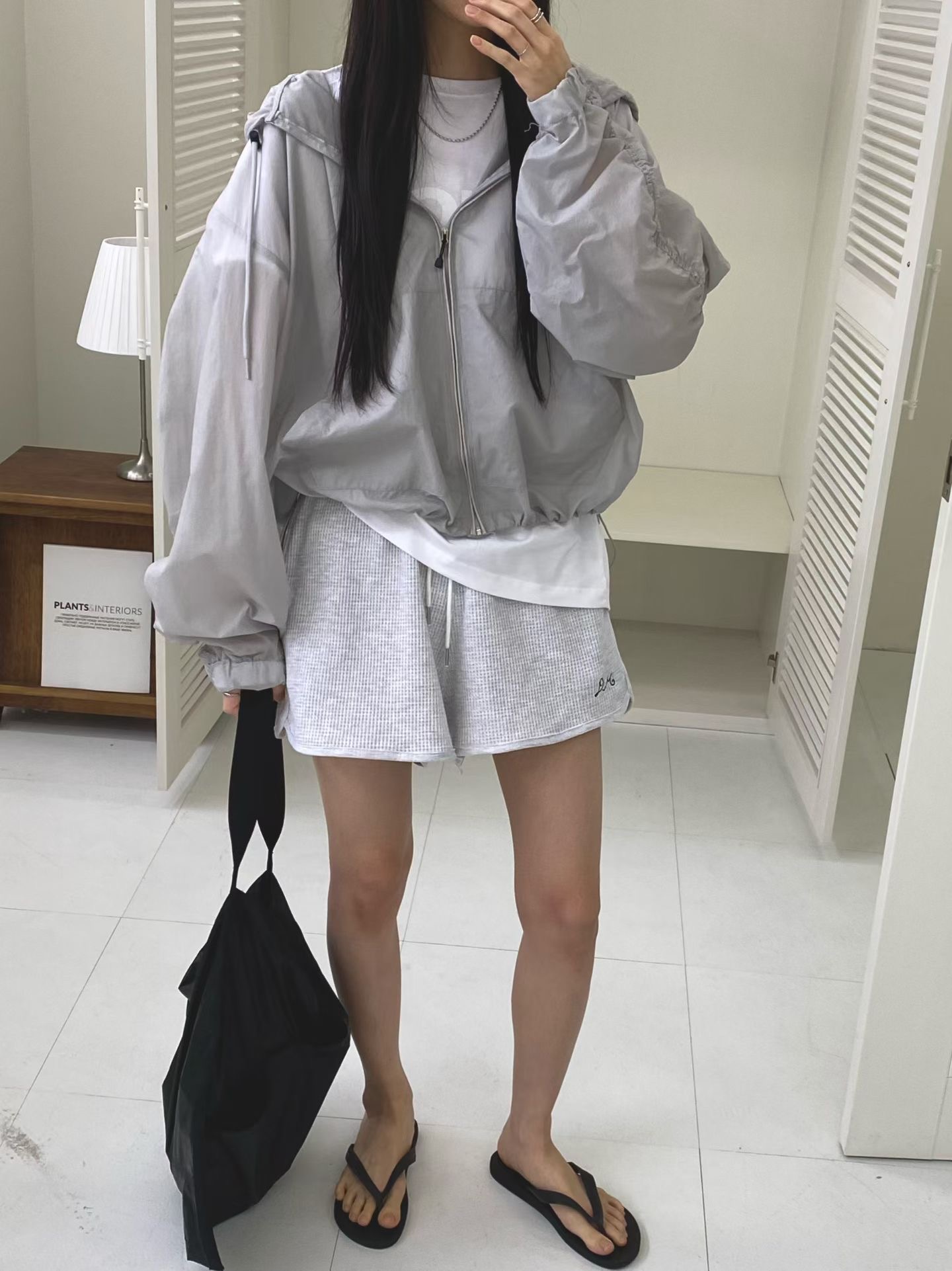ONTHEMOOD東大門實拍韓國女士新品時尚推薦休閑26夏季短褲RIPPLE短褲