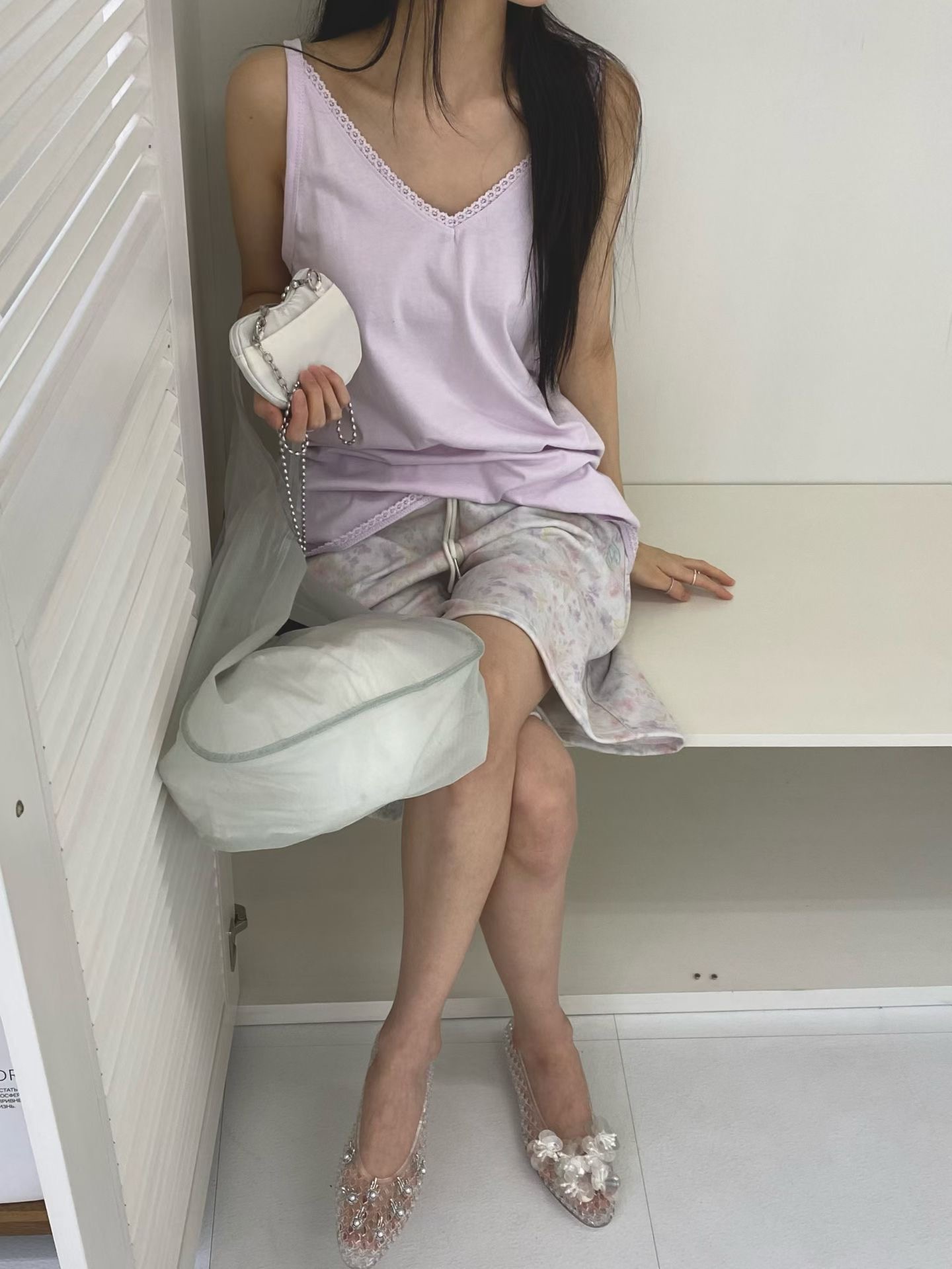 ONTHEMOOD韓國直郵女裝新款人氣時尚休閑26春夏職業吊帶背心RIPPLE吊帶/背心