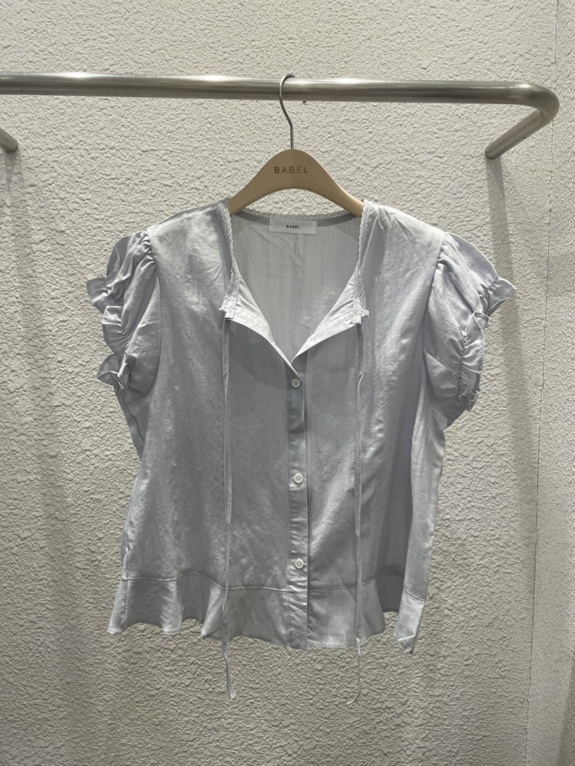 BABEL韓國東大門直郵女士新品休閑熱賣人氣職業襯衫蕾絲衫LBABEL襯衫/蕾絲衫圖色2