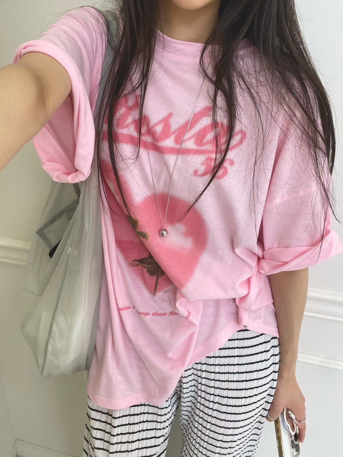 ONTHEMOOD韓國直郵女裝新款26春夏26夏季熱賣T恤不含配飾RIPPLET恤