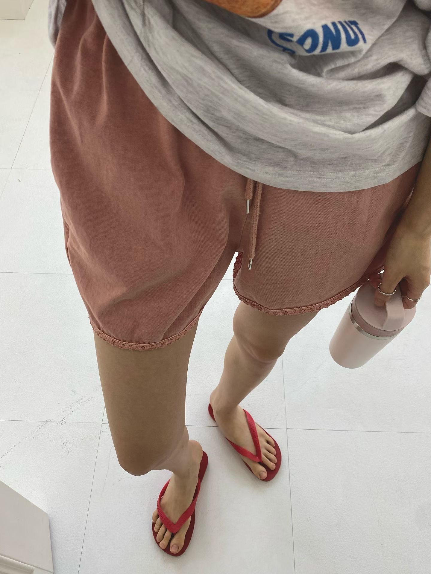 ONTHEMOOD韓國東大門直郵女裝新品26夏季職業推薦26春夏短褲RIPPLE短褲圖色3