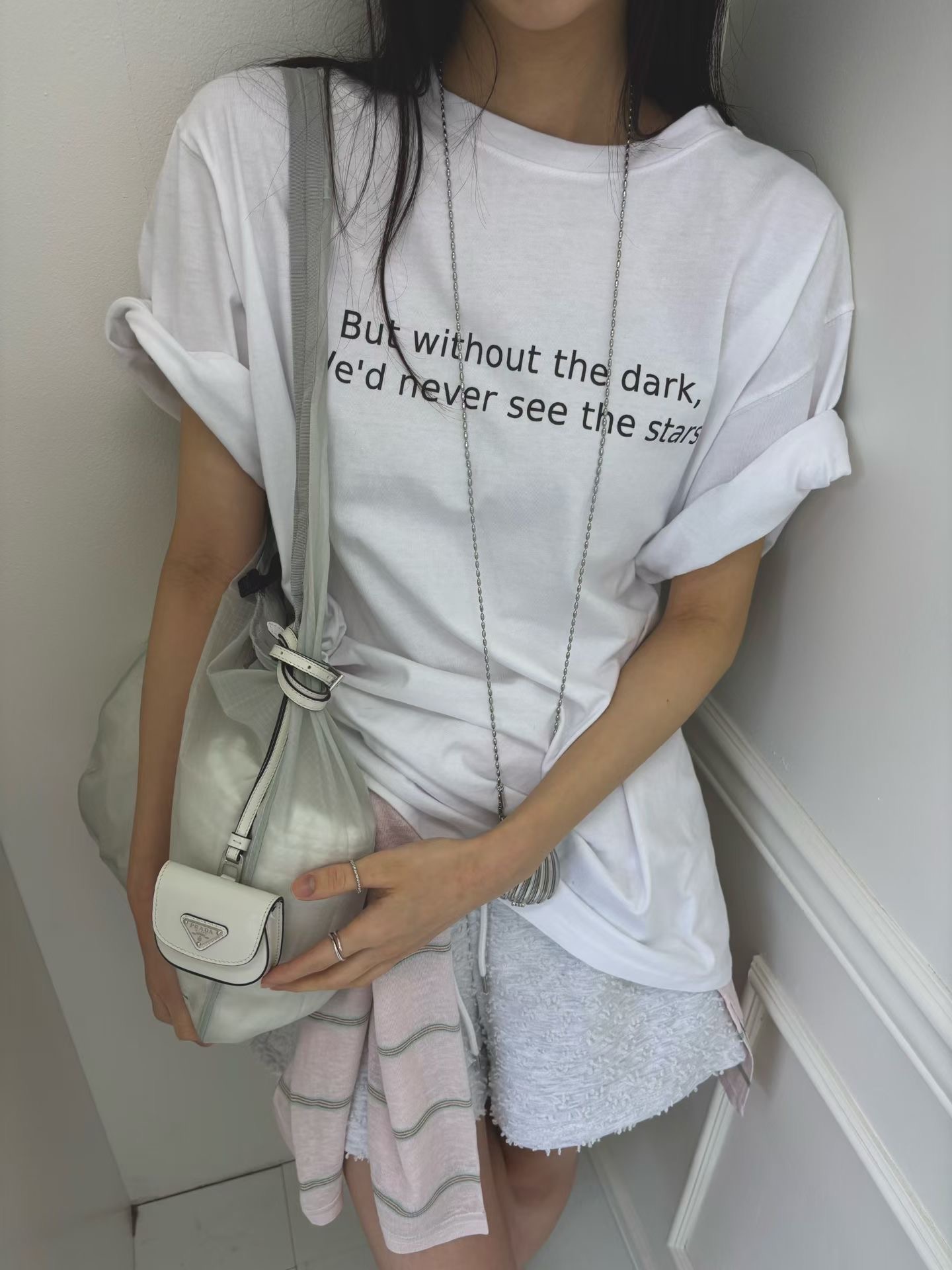 ONTHEMOOD韓國代購女裝新款推薦休閑熱賣26春夏人氣26夏季T恤RIPPLET恤圖色1