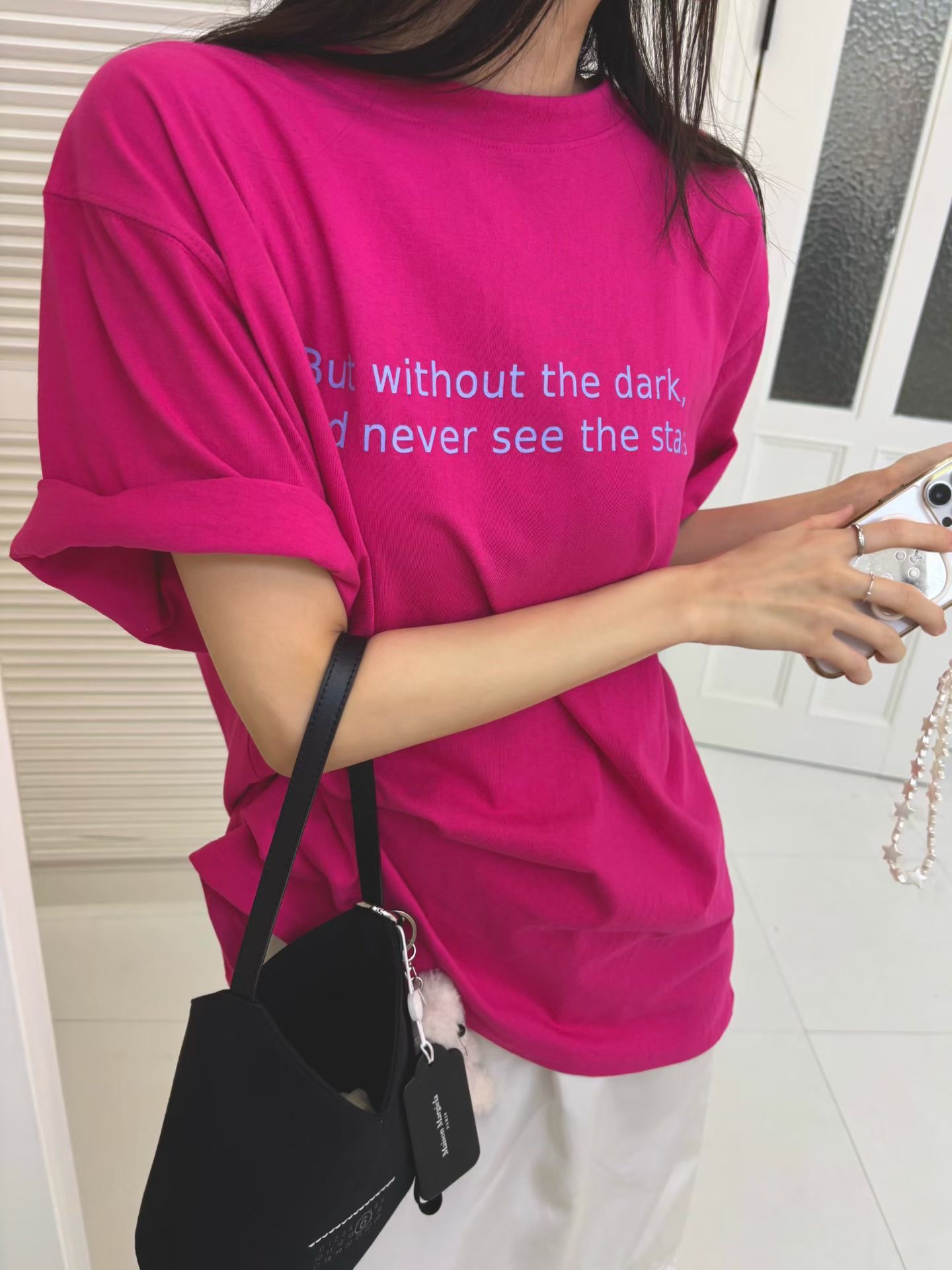 ONTHEMOOD韓國代購女裝新款推薦休閑熱賣26春夏人氣26夏季T恤RIPPLET恤圖色2