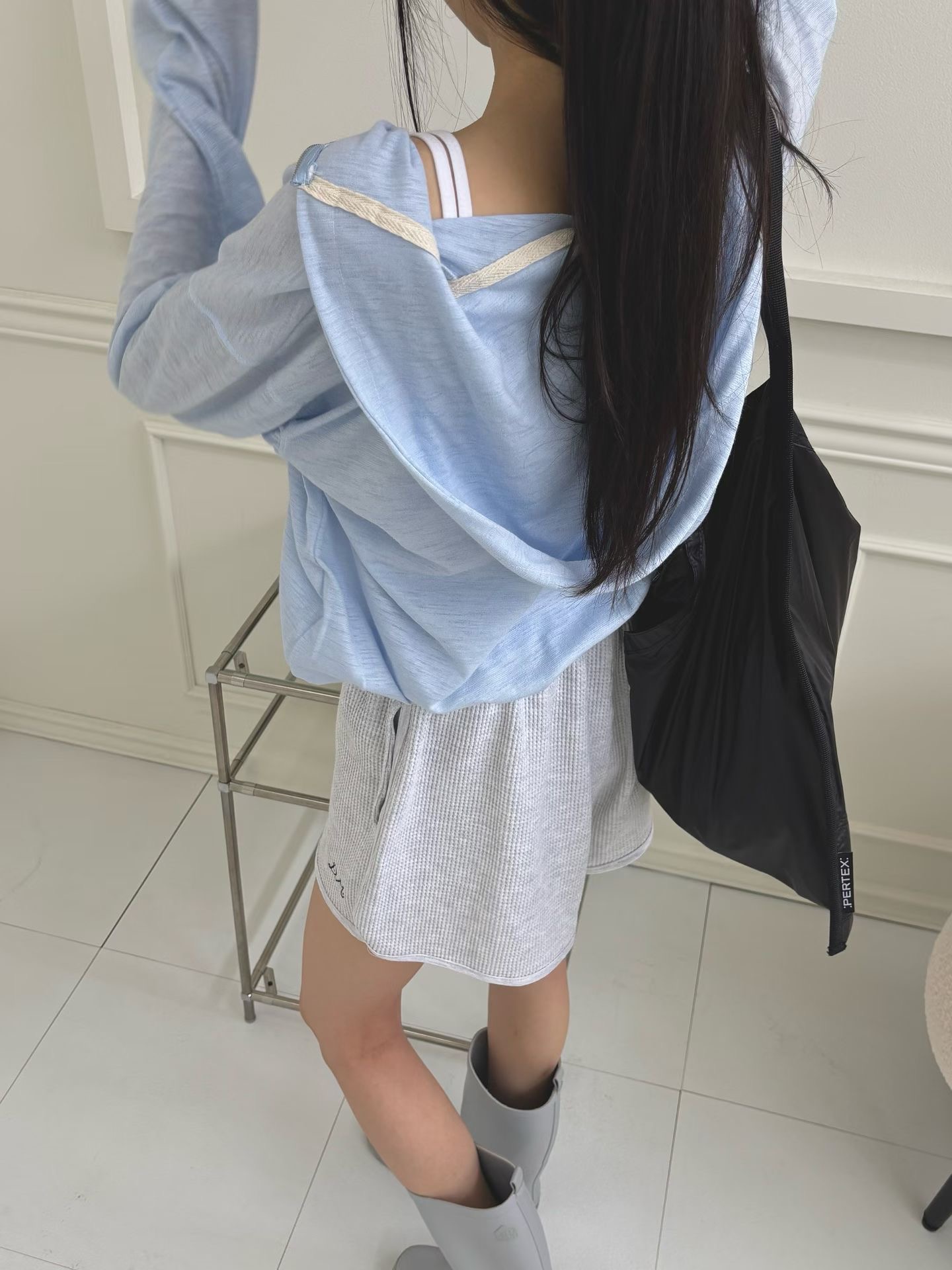 ONTHEMOOD東大門實拍韓國女士新品26夏季時尚熱賣職業夾克RIPPLE夾克