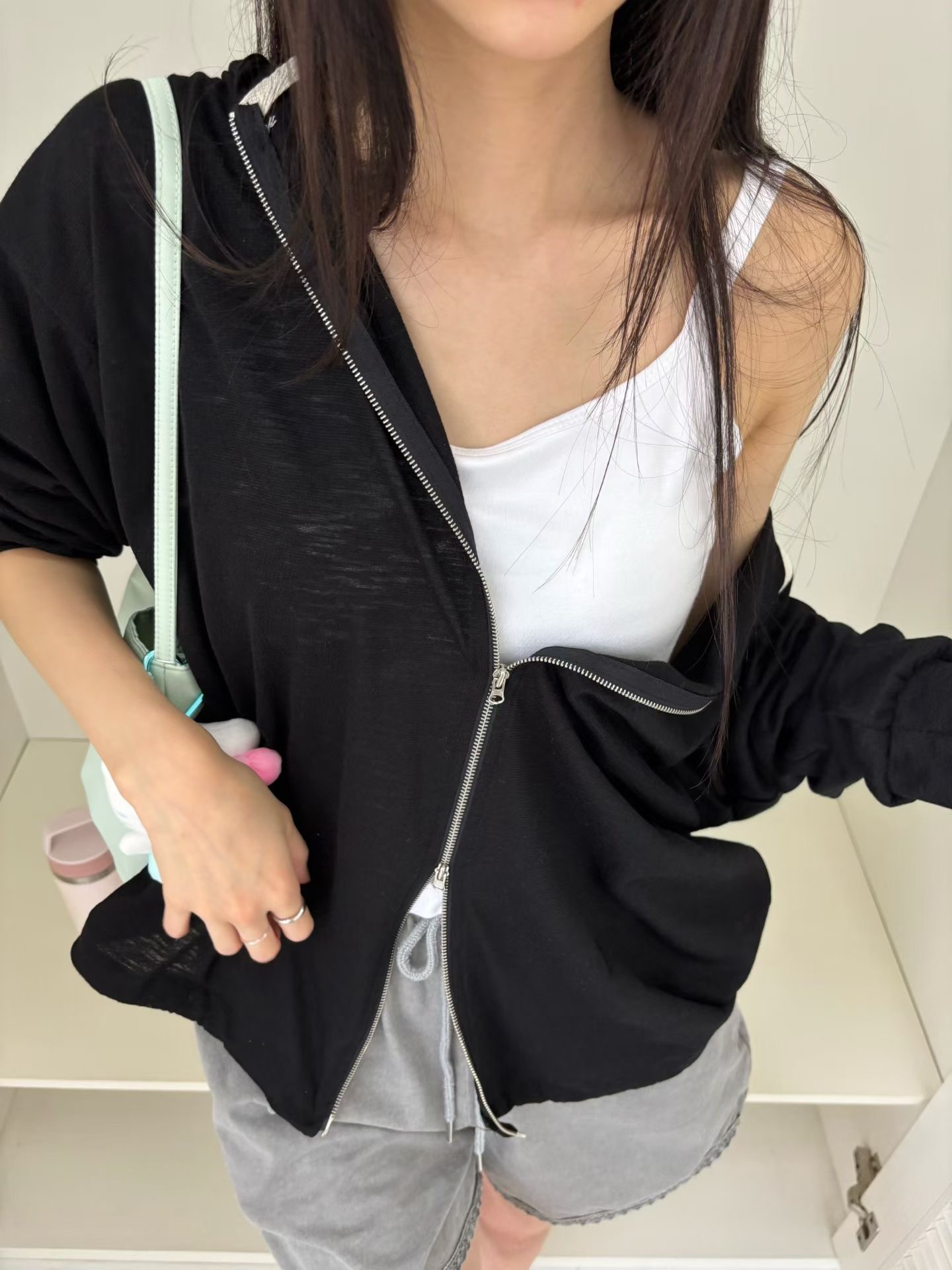 ONTHEMOOD東大門實拍韓國女士新品26夏季時尚熱賣職業夾克RIPPLE夾克