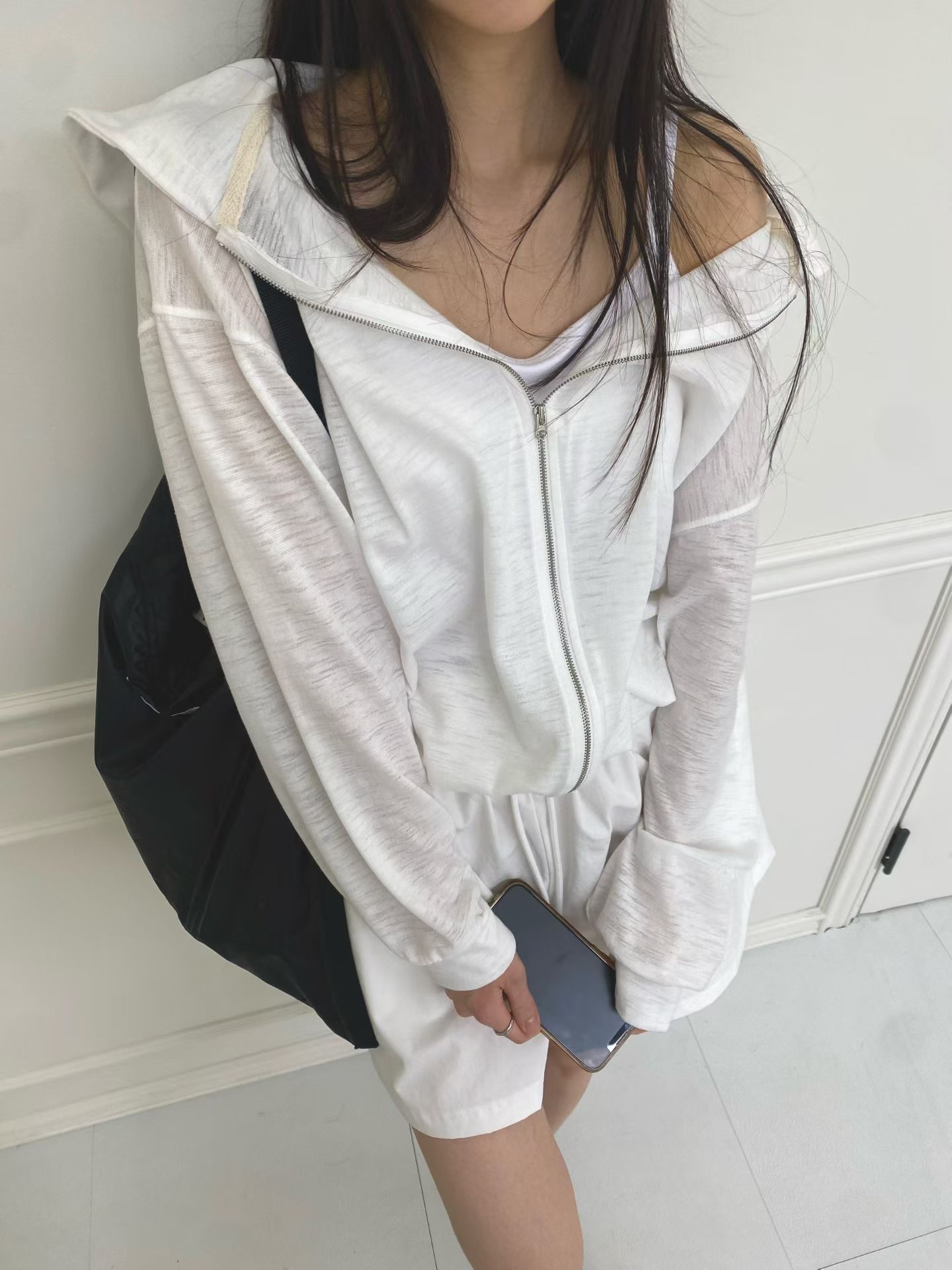 ONTHEMOOD東大門實拍韓國女士新品26夏季時尚熱賣職業夾克RIPPLE夾克圖色2