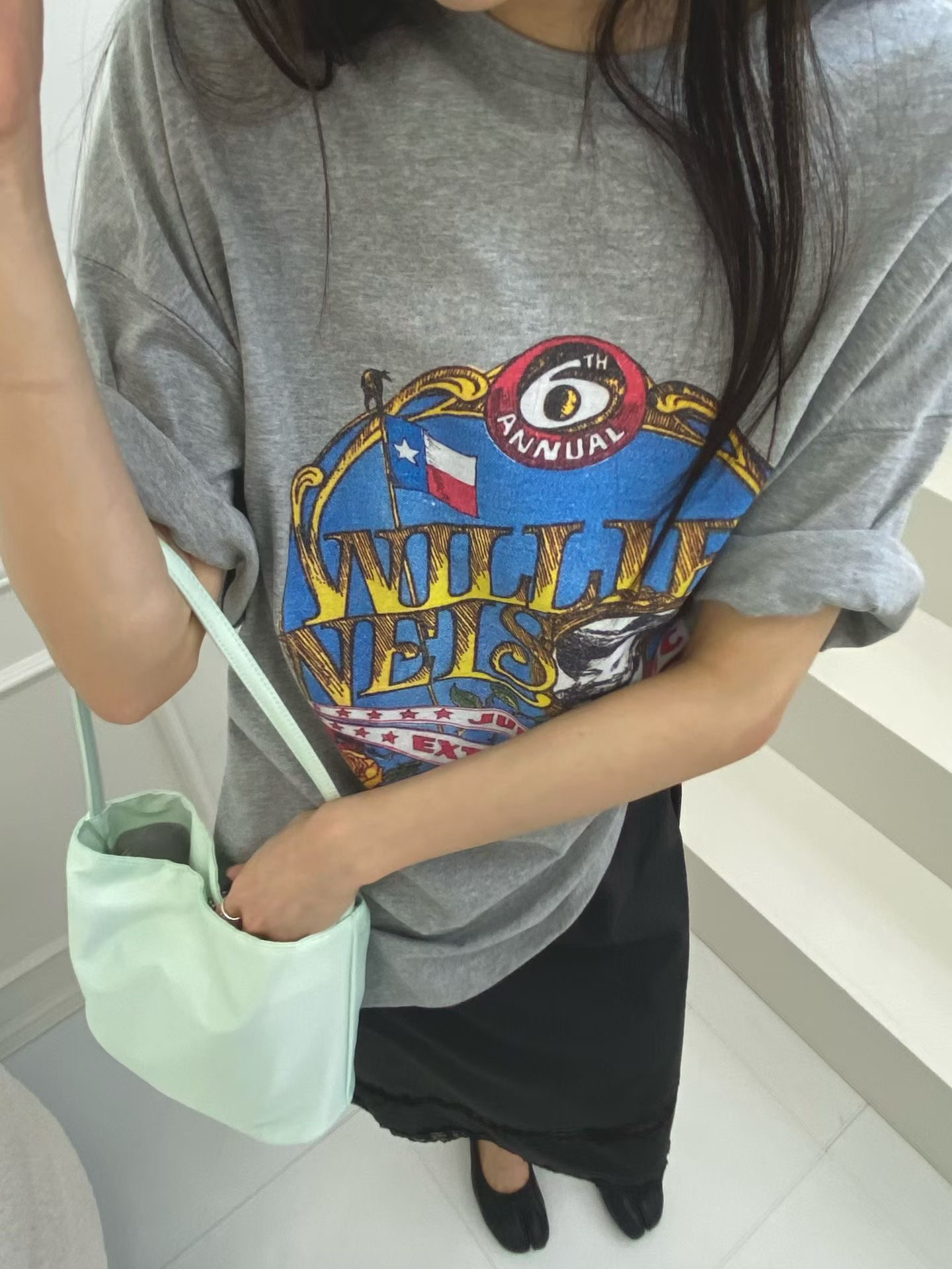 ONTHEMOOD韓國直郵實拍女裝新品職業人氣時尚熱賣26夏季T恤RIPPLET恤