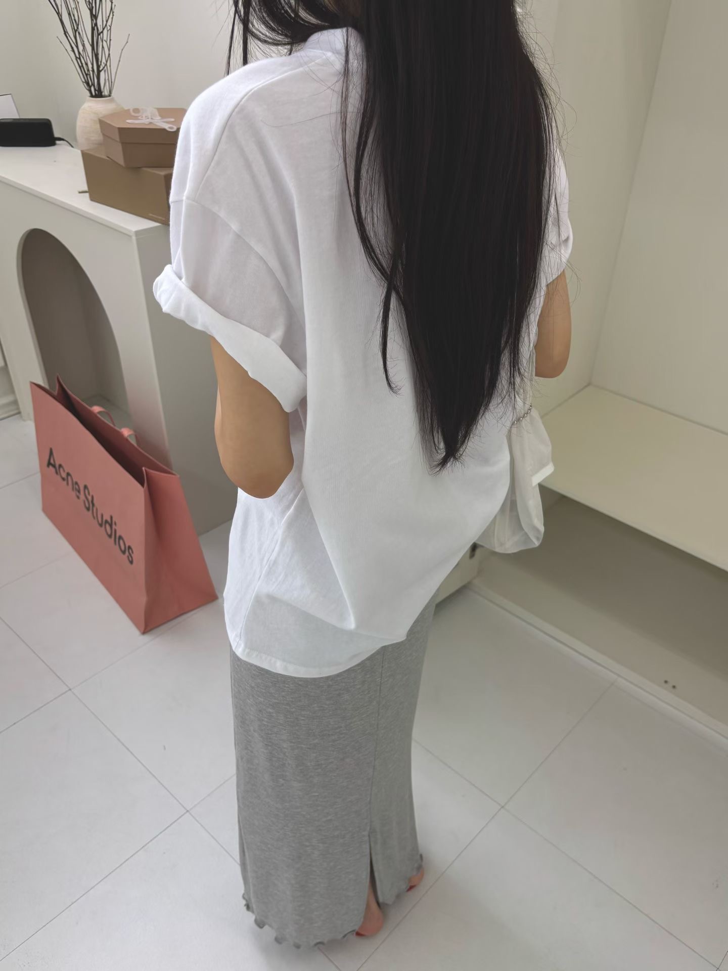 ONTHEMOOD韓國東大門直郵女士新款26夏季時尚26春夏職業T恤RIPPLET恤