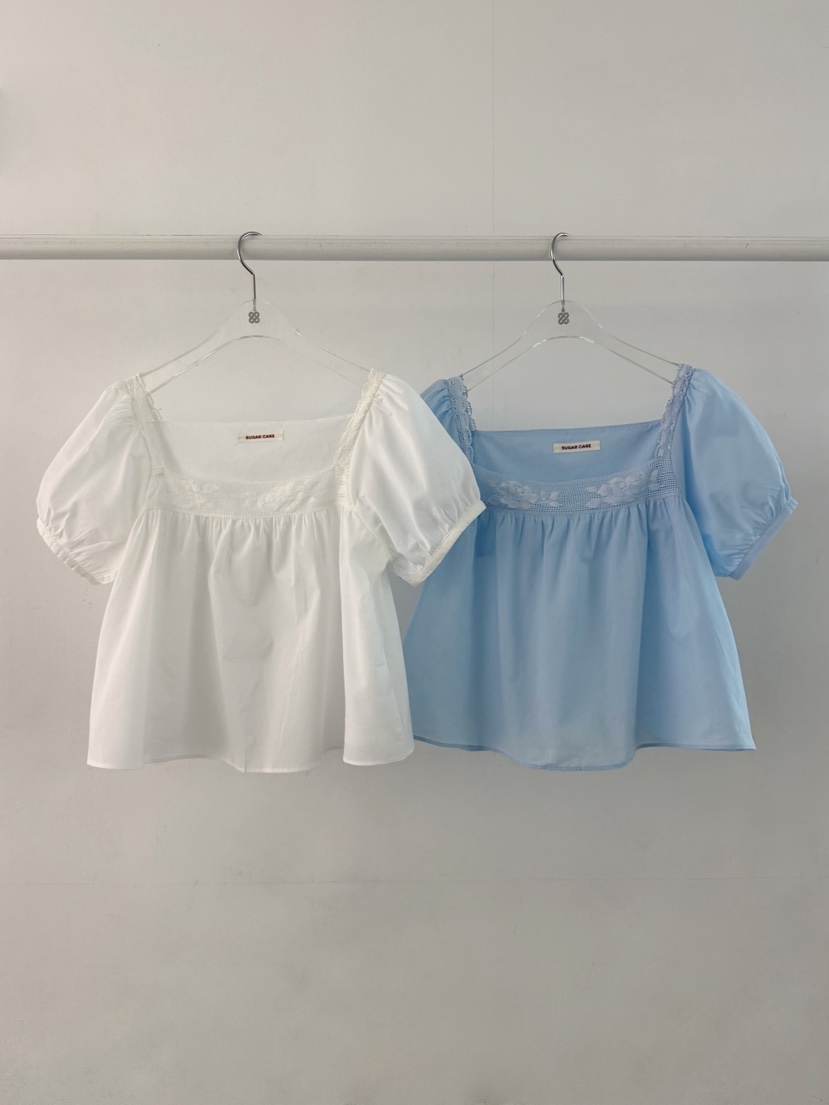 MORAN/MOSCO/SUGAR CASE韓國直郵女士新品時尚襯衫蕾絲衫蕾絲LMORAN/MOSCO/SUGAR CASE襯衫/蕾絲衫圖色2左二色