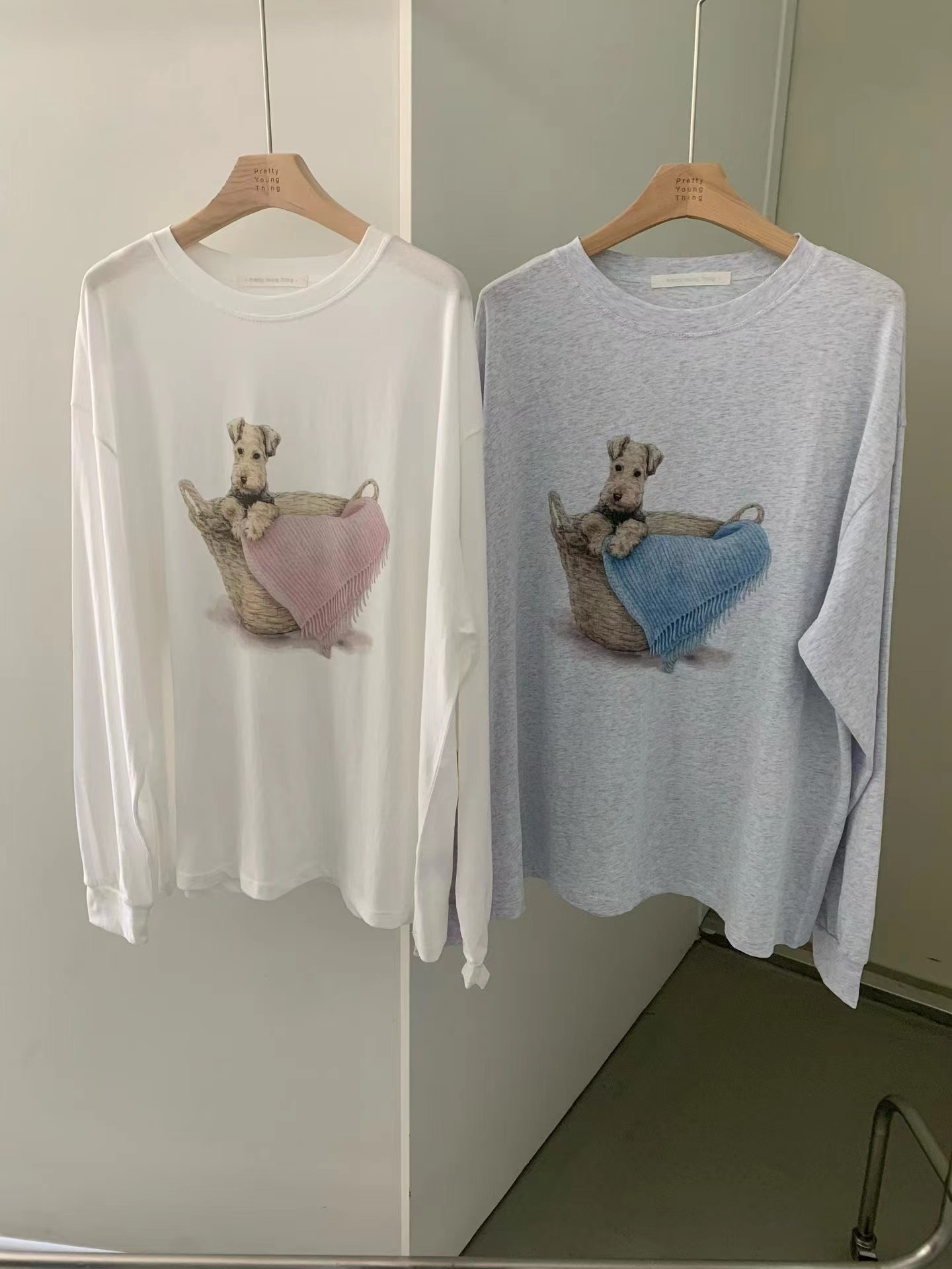 PYT-ot韓國代購女裝新品26夏季人氣時尚26春夏熱賣長袖T恤Mpretty young thing長袖T恤