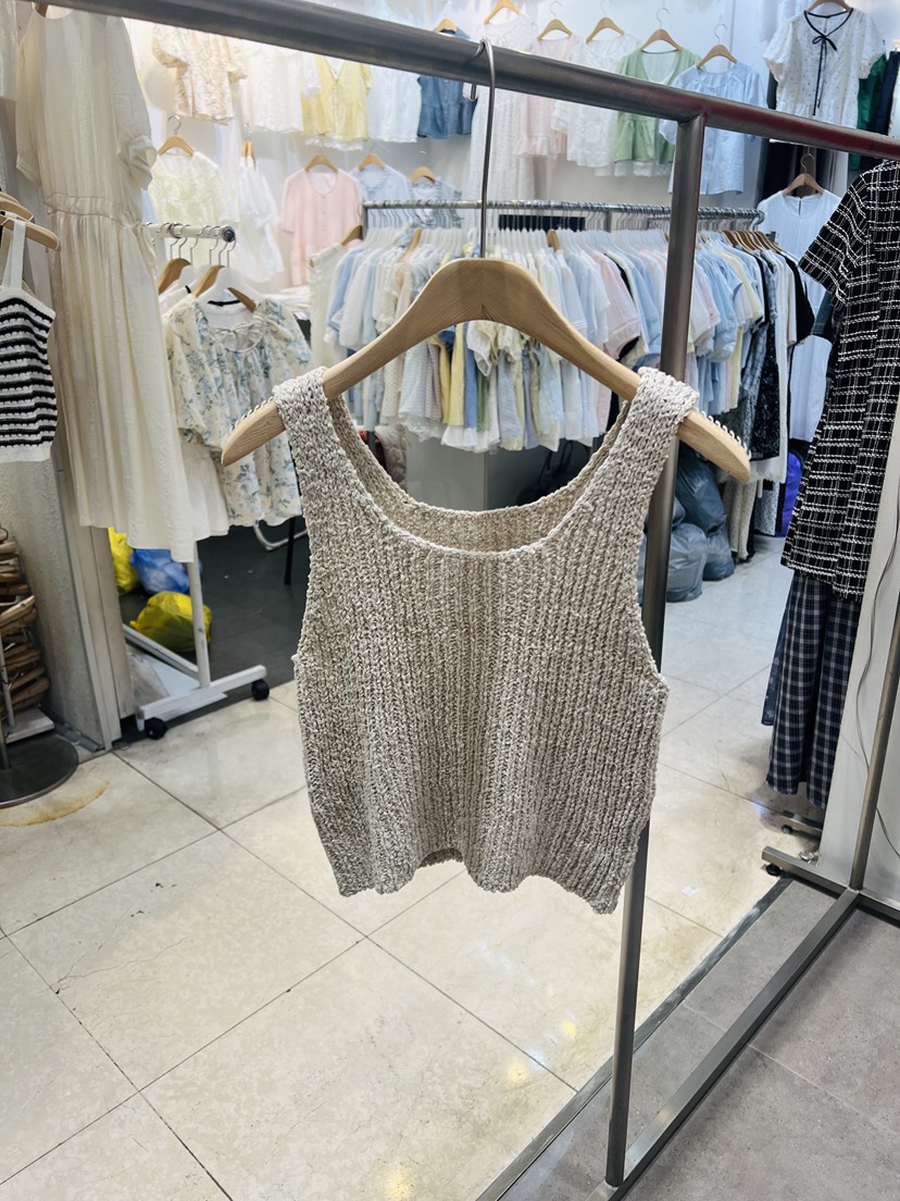 BLACK NOTE韓國東大門代購女士新品人氣推薦時尚吊帶背心棉BLACK NOTE吊帶/背心圖色2