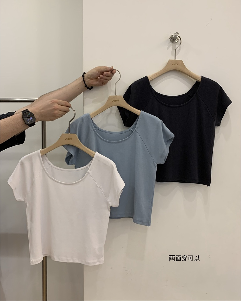JUEDE韓國代購女士新品26夏季時尚T恤JUEDET恤