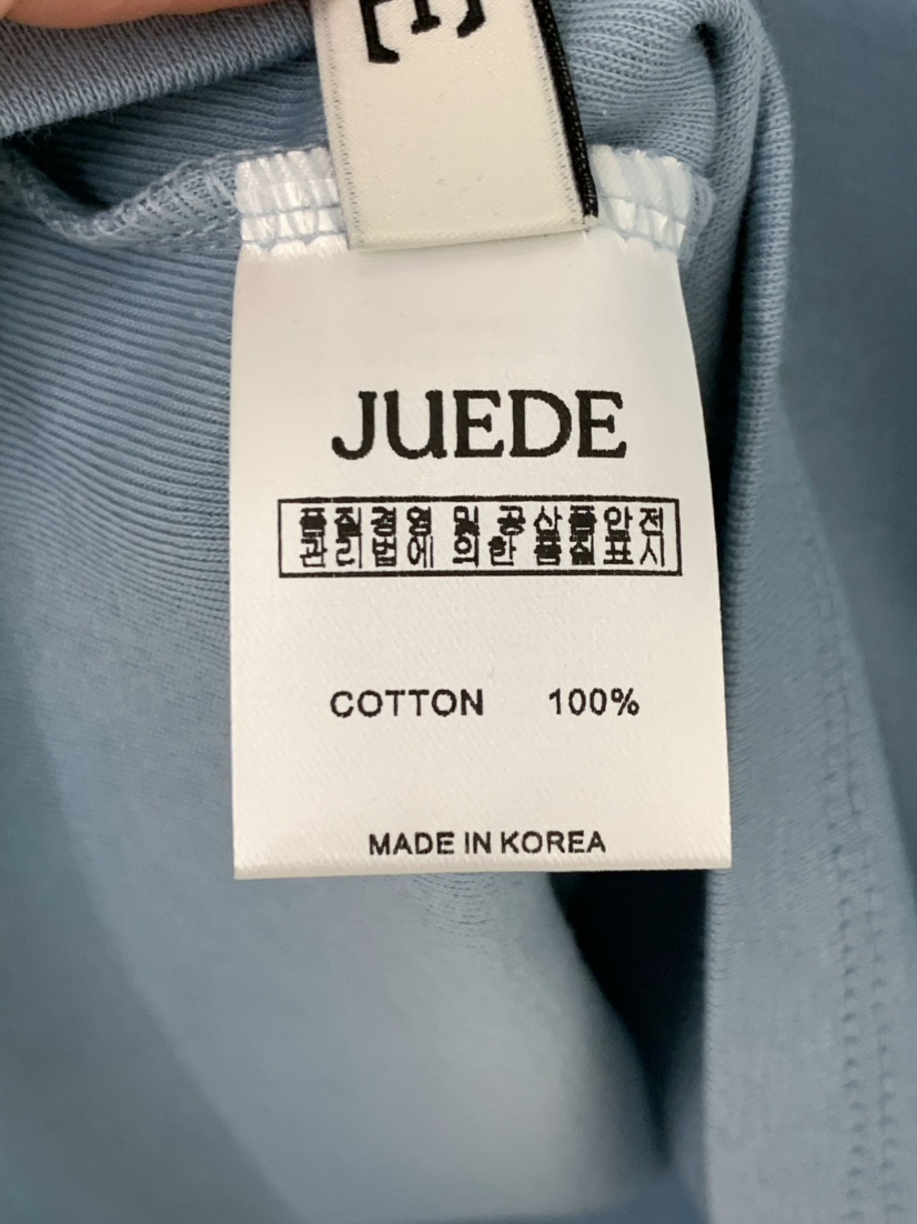 JUEDE韓國代購女士新品26夏季時尚T恤JUEDET恤